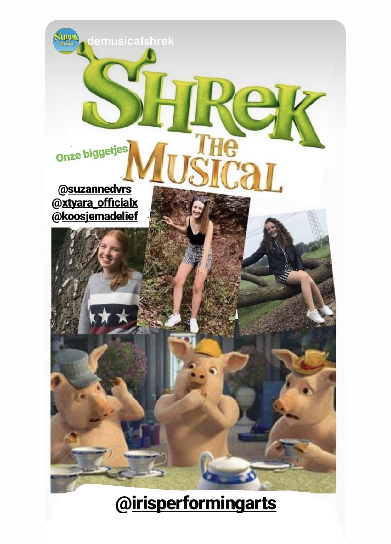 Repetities SHREK in volle gang!